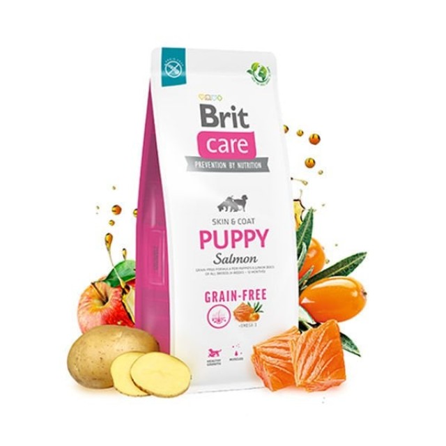 Brit Care Puppy Tahılsız Skin & Coat  Somonlu Yavru Köpek Maması 12 Kg