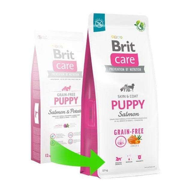 Brit Care Puppy Tahılsız Skin & Coat  Somonlu Yavru Köpek Maması 12 Kg