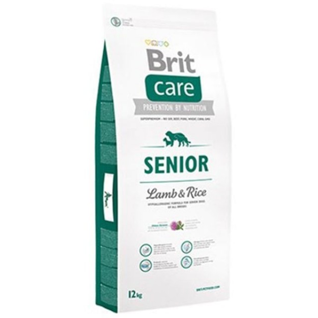 Brit Care Senior Hypo-Allergenic Kuzu Etli Yaşlı Köpek Maması 12 Kg