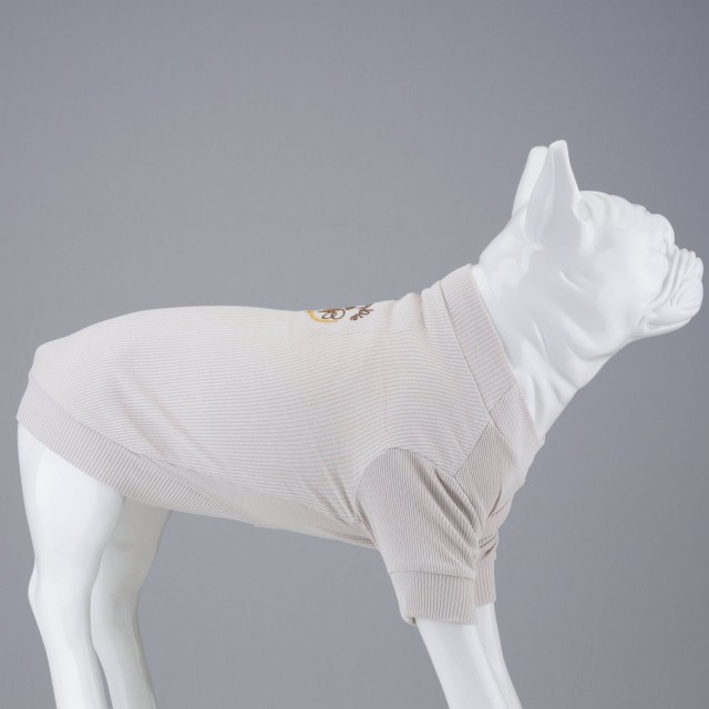 Lindo Dogs Honey Pie Köpek Kıyafeti Tshirt Krem Beden 3