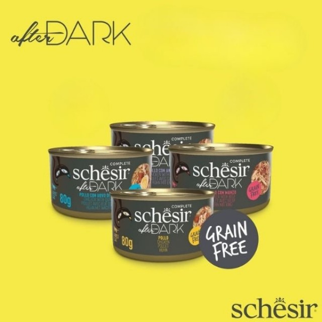 Schesir After Dark Et Suyunda Karışık Lezzetler Yetişkin Konserve Kedi Maması 1 Adet 12x80 Gr