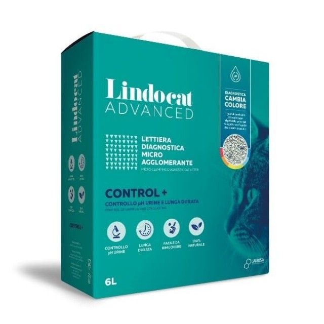 Lindocat Advanced Control PH Kontrol Hastalık Teşhis Eden Topaklanan Kedi Kumu 1 Adet 6 Lt