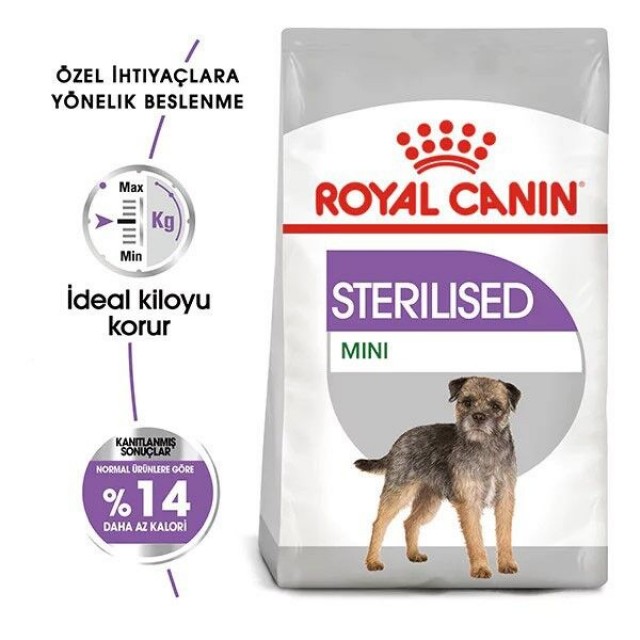 Royal Canin Mini Sterilised Yetişkin Kısırlaştırılmış Köpek Maması 3 Kg
