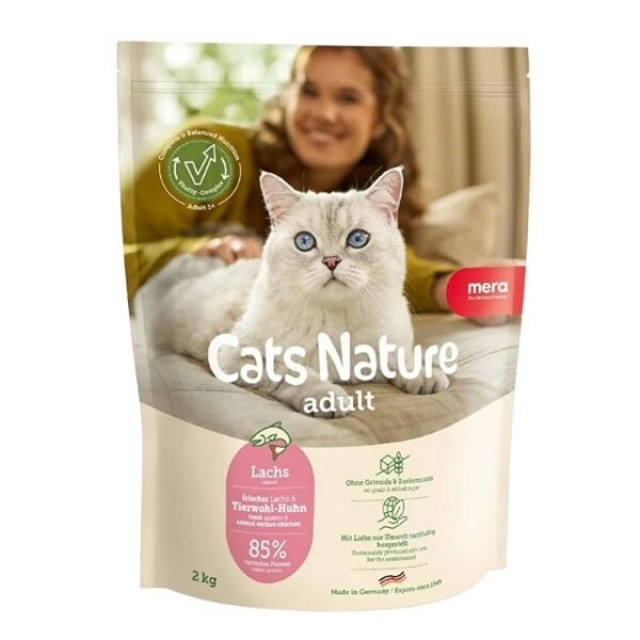 Mera Cats Nature Somonlu Yetişkin Kedi Maması 2 Kg