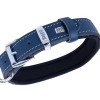Doggie Comfort Deri Kemik Süslü Köpek Boyun Tasması Medium Mavi 2.5x37-45 Cm