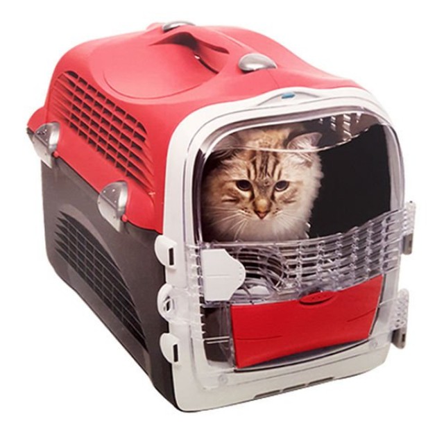 Catıt Cabrıo Carrıer Cherry Red Köpek Taşıma Çantası Catıt Cabrıo Carrıer Cherry Red Köpek Taşıma Çantası