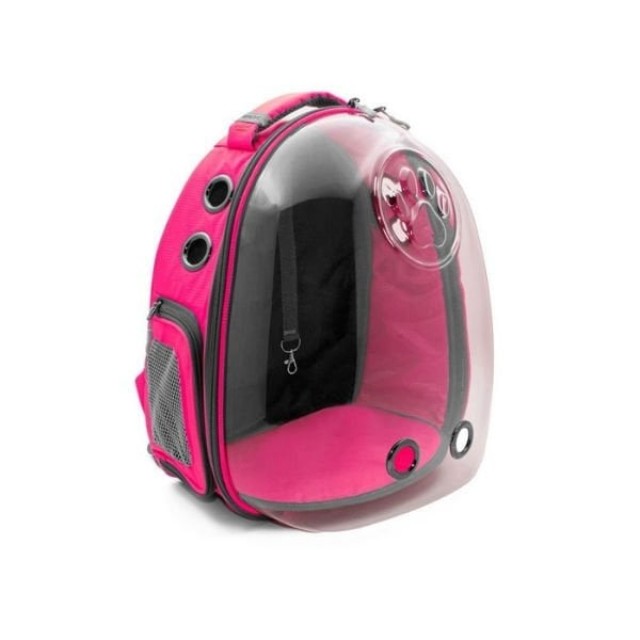 Cattie Şeffaf Kedi ve Küçük Irk Köpek Taşıma Sırt Çantası Pembe 25x30x40 Cm Cattie Şeffaf Kedi ve Küçük Irk Köpek Taşıma Sırt Çantası Pembe 25x30x40 Cm