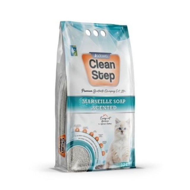 Clean Step Aktif Karbonlu Marsilla Kokulu İnce Taneli Topaklanan Bentonit Kedi Kumu 10 Lt Clean Step Aktif Karbonlu Marsilla Kokulu İnce Taneli Topaklanan Bentonit Kedi Kumu 10 Lt