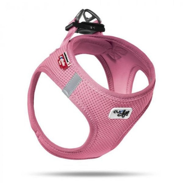 Curli Vest Air-Mesh Köpek Göğüs Tasması Pembe Xxsmall 26-30 Cm