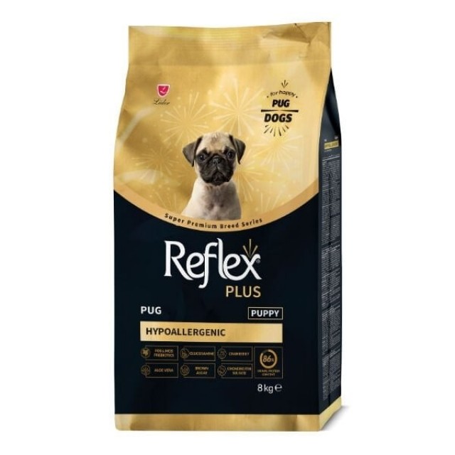 Reflex Plus Pug Hypoallergenic Tavuklu Yavru Köpek Maması 8 Kg