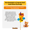 PetzzCats Bee Matatabi ve Çıngırak Sesli Kedi Oltası Oyuncağı Sarı 42 Cm