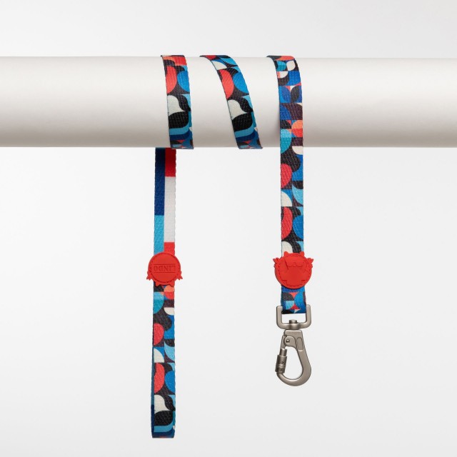 Lindo Dogs Red Line Köpek Gezdirme Kayışı Kırmızı/Mavi Medium