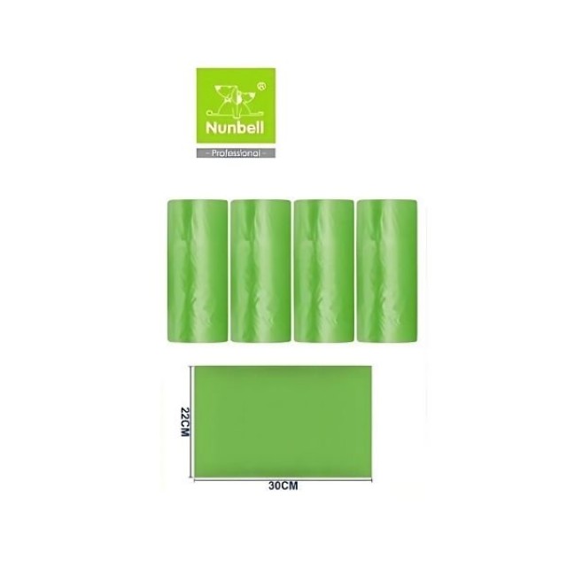 Nunbell Yedekli Köpek Dışkı Toplama Torbası 12 Adet