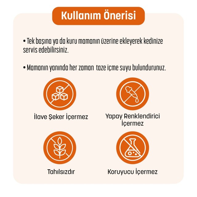 PetzzCats Tavuk Etli Konserve Kedi Maması 1 Adet 70 Gr