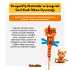 PetzzCats DragonFly Matatabi ve Çıngırak Sesli Kedi Oltası Oyuncağı Turuncu 42 Cm