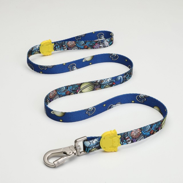 Lindo Dogs Apollo Köpek Gezdirme Kayışı Mavi/Sarı Medium