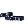 Doggie Comfort Deri Kemik Süslü Köpek Boyun Tasması Medium Siyah 2.5x37-45 Cm