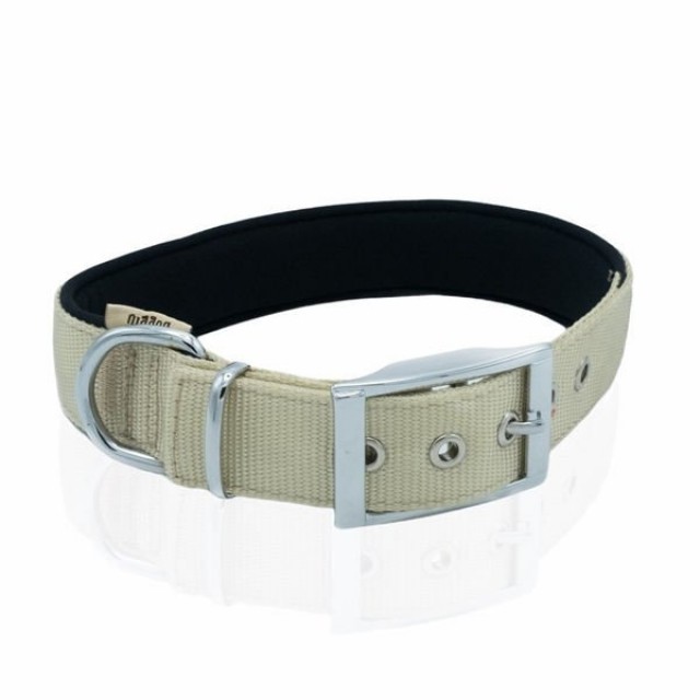 Doggie Elit Dokuma Köpek Boyun Tasması Medium Haki 3x42-50 Cm