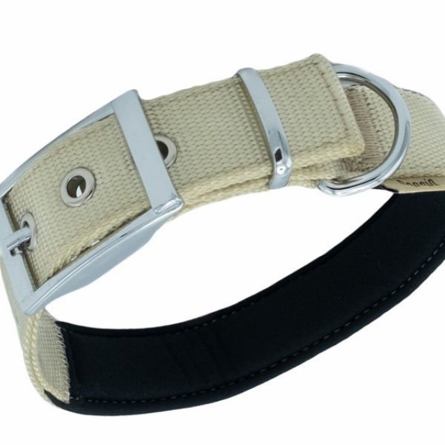 Doggie Elit Dokuma Köpek Boyun Tasması Medium Haki 3x42-50 Cm