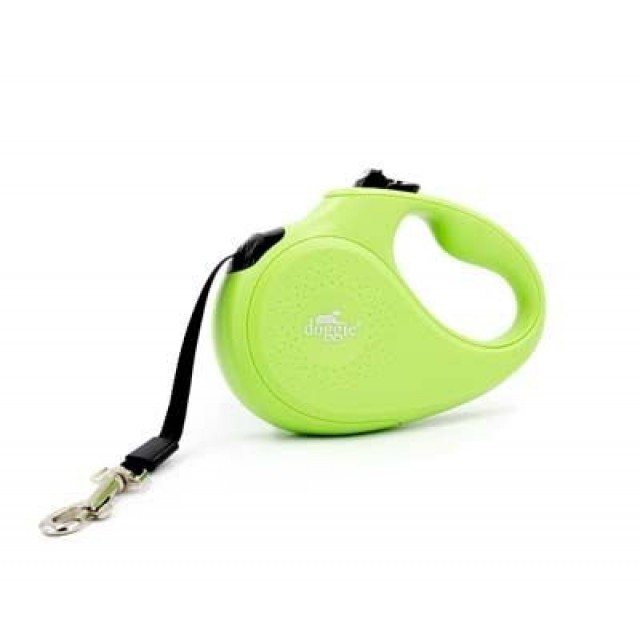 Doggie Master Otomatik Köpek Uzatma Tasması Large Yeşil 50 Kg 5 Mt