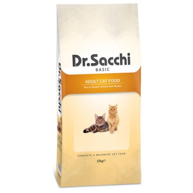 Dr.Sacchi Basic Chicken Tavuklu Yetişkin Kedi Maması 15 Kg