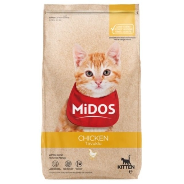 Midos Tavuklu Yavru Kedi Maması 2 Kg