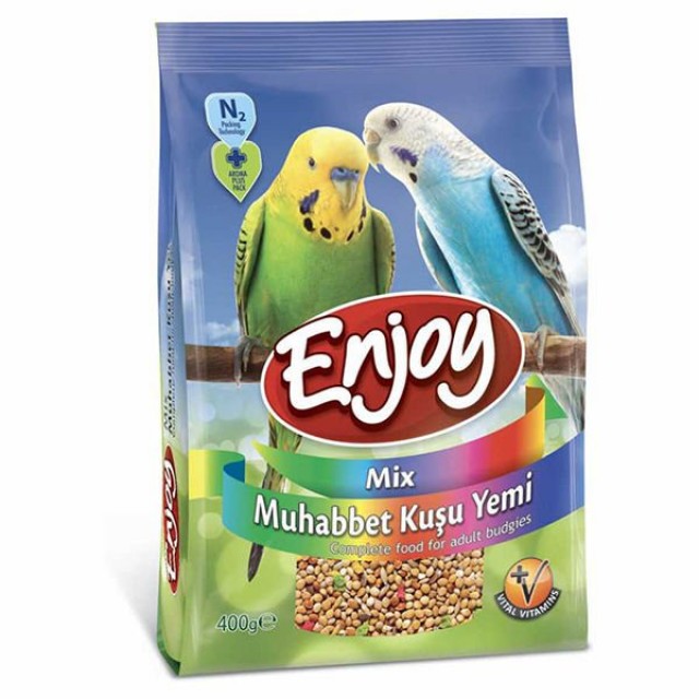 Enjoy Mix Muhabbet Kuşu Yemi 400 Gr