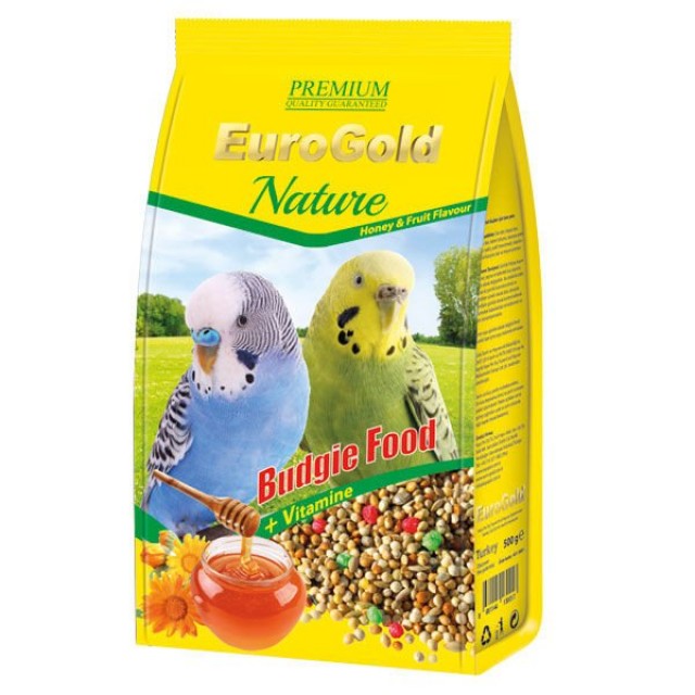 Euro Gold Ballı Muhabbet Kuşu Yemi 1 Kg