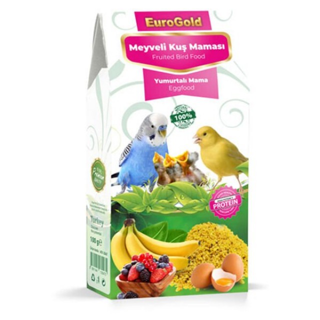 Euro Gold Yumurtalı Meyveli Kuş Maması 100 gr