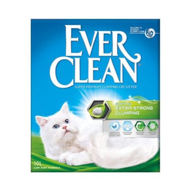 Ever Clean Extra Strong Kokulu Topaklanan Kedi Kumu 10 Lt