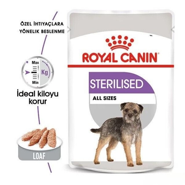 Royal Canin Sterilised Pouch Konserve Köpek Maması 1 Adet 85 Gr