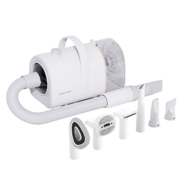 Pawgether GP1 Grooming Power 8in1 Kedi ve Köpek Akıllı Tıraş Bakım Kiti 30.9x16.25x22 Cm Beyaz 1800 W