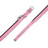 Doggie Comfort Dokuma Köpek Boyun Tasması Small Pembe 1.5x25-30 Cm
