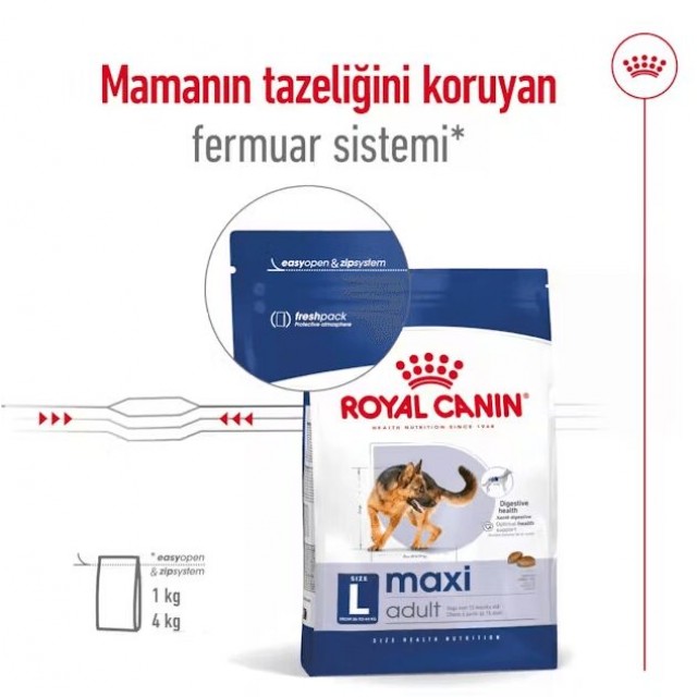 Royal Canin Maxi Adult Büyük Irk Yetişkin Köpek Maması 15 Kg