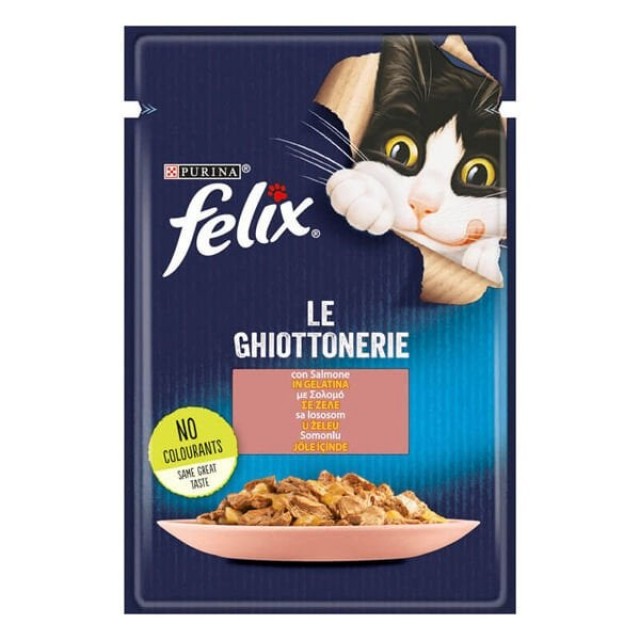 Felix Taze Somonlu Jöleli Pouch Yetişkin Konserve Kedi Maması 85 Gr Felix Taze Somonlu Jöleli Pouch Yetişkin Konserve Kedi Maması 85 Gr