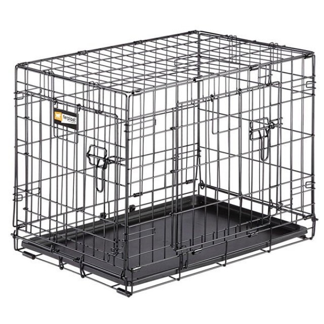 Ferplast DOG-INN 60 Metal Köpek Kafesi Siyah 64.1x44.7x49.2h Cm
