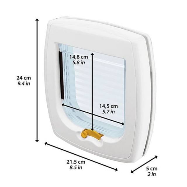 Ferplast Swing 1 Kedi Kapısı Beyaz 21x24x5 Cm Ferplast Swing 1 Kedi Kapısı Beyaz 21x24x5 Cm