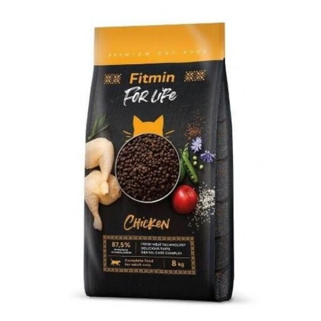 Fitmin For Life Adult Tavuklu Yetişkin Kedi Maması 8 Kg