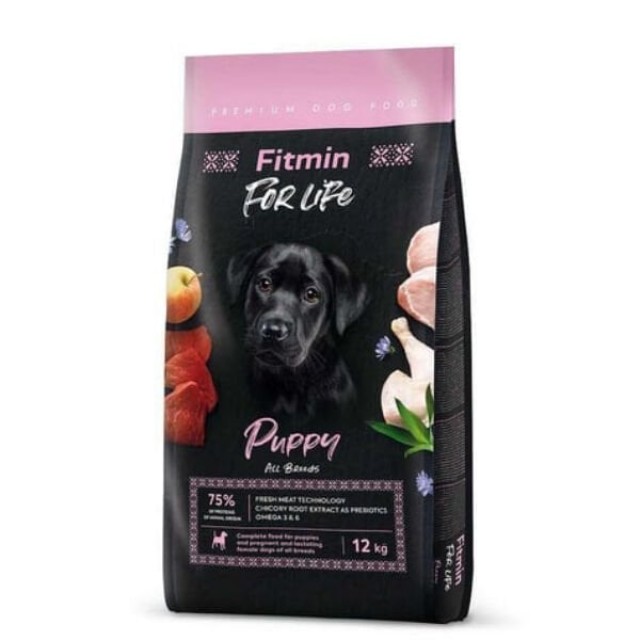 Fitmin For Life Puppy Tüm Irklar için Kümes Hayvanlı Yavru ve Hamile Köpek Maması 12 Kg