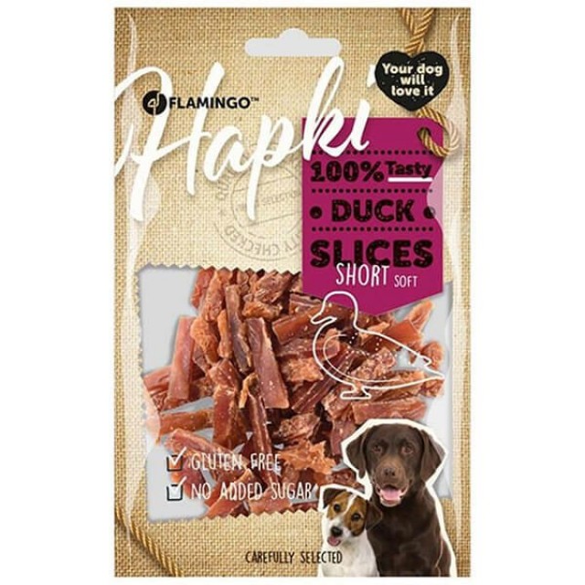Flamingo Hapki Slice Ördekli Glutensiz Köpek Ödül Maması 1 Adet 85 Gr