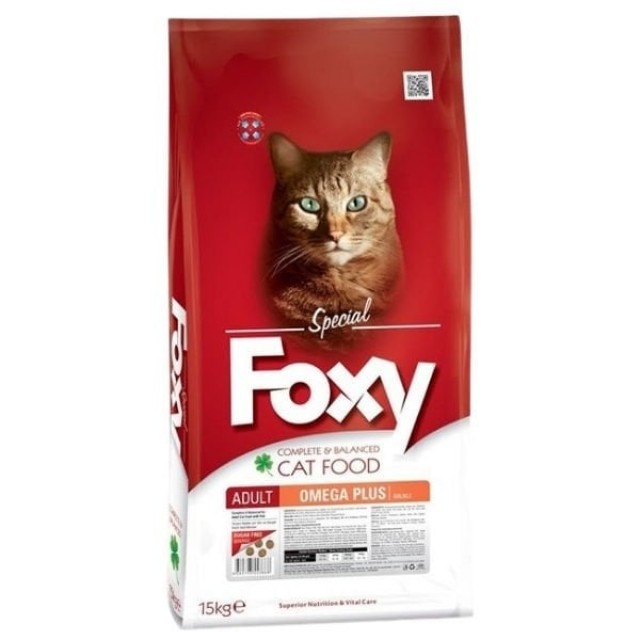 Foxy Omega Plus Balıklı Yetişkin Kedi Maması 15 Kg