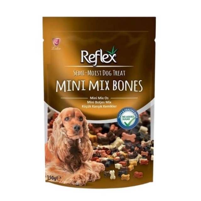 Reflex Küçük Karışık Kemikler Yarı Yumuşak Köpek Ödül Maması 150 Gr