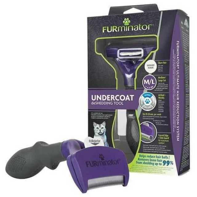 Furminator Kısa Tüylü Kedi Tüy Tarağı Large Furminator Kısa Tüylü Kedi Tüy Tarağı Large