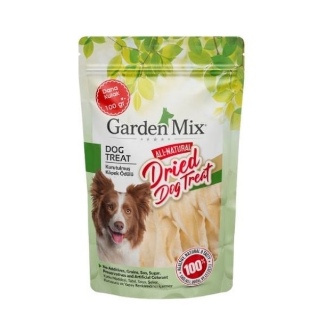 Garden Mix Kurutulmuş Dana Kulak Köpek Ödül Maması 100 Gr Garden Mix Kurutulmuş Dana Kulak Köpek Ödül Maması 100 Gr