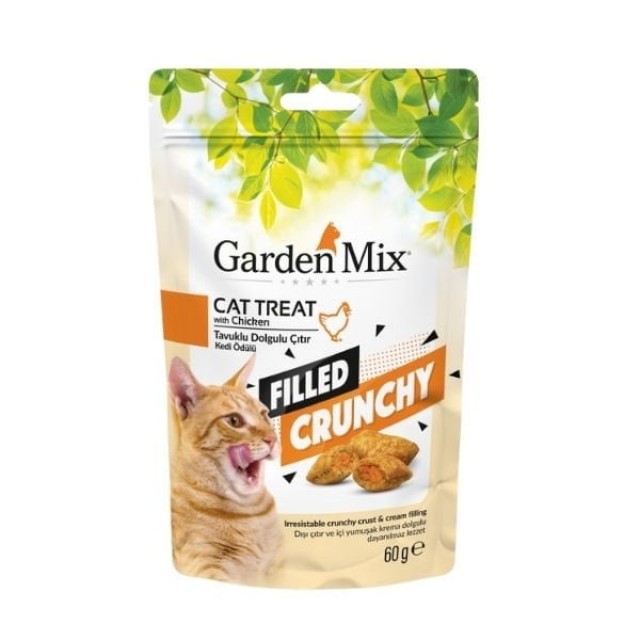 Garden Mix Tavuklu İçi Dolgulu Kedi Ödül Maması 60 Gr