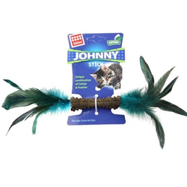 Gigwi Johnny Stick Doğal Çift Taraflı Yeşil Tüylü Kedi Oyuncağı Gigwi Johnny Stick Doğal Çift Taraflı Yeşil Tüylü Kedi Oyuncağı