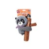 Gigwi Shaking Sesli Rakun Peluş Köpek Oyuncağı Gri