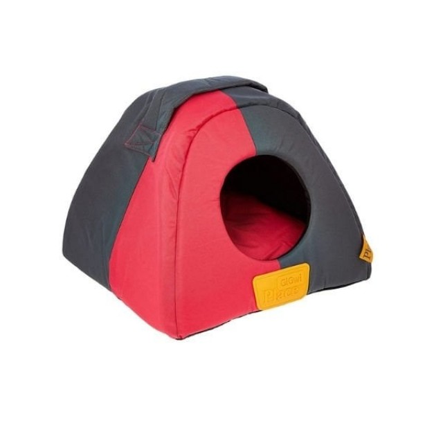 Gigwi Üçgen Kanvas Kumaş Kedi ve Küçük Irk Köpek Yatağı Kırmızı/Siyah 40x40x33 Cm Gigwi Üçgen Kanvas Kumaş Kedi ve Küçük Irk Köpek Yatağı Kırmızı/Siyah 40x40x33 Cm
