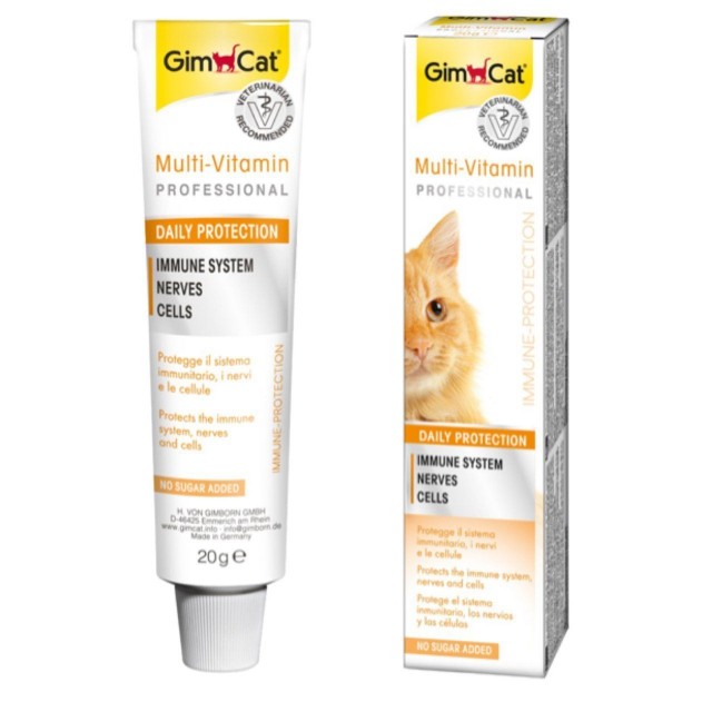 Gimcat Multi Vitamin Paste 12 Vitaminli Kedi Malt Macunu 20 Gr