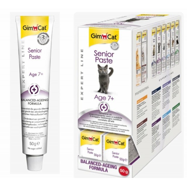 Gimcat Senior Paste Yaşlı Kedi Malt Macunu 50 Gr